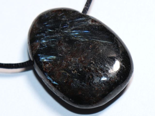 Preview: anthophyllite with cord or silver 925