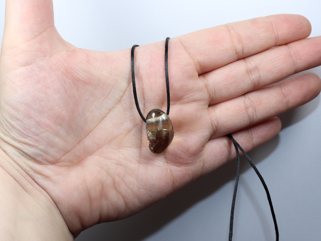 Prasiolith mit Band oder Silber 925