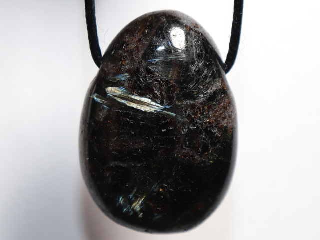 Preview: anthophyllite with cord or silver 925