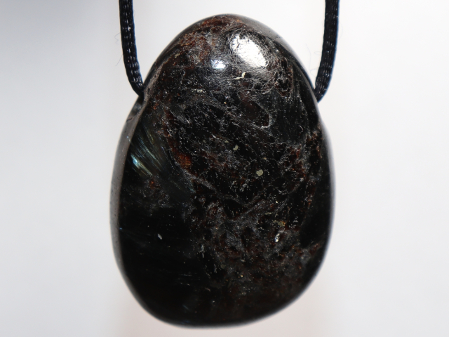 Preview: anthophyllite with cord or silver 925