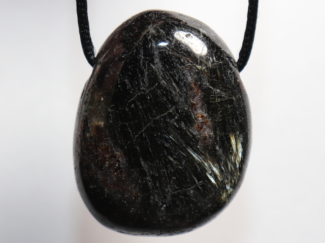 Preview: anthophyllite with cord or silver 925