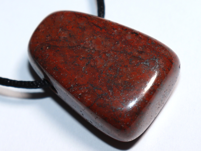 Preview: brecciated jasper with cord or silver 925