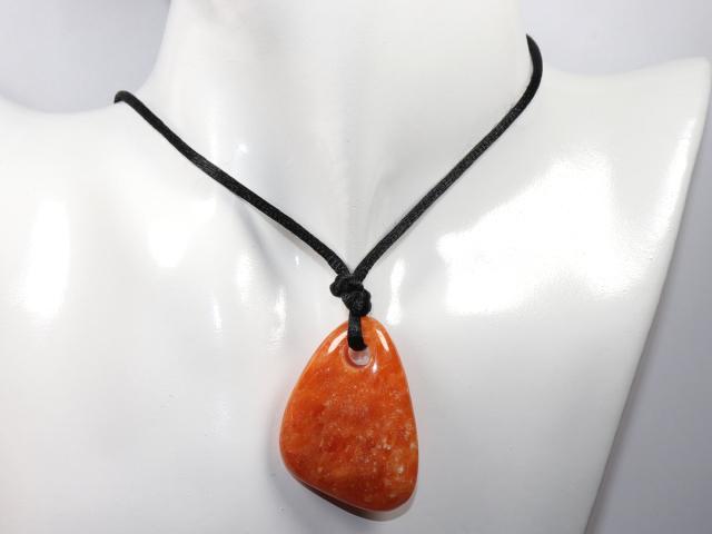 fire calcite with cord