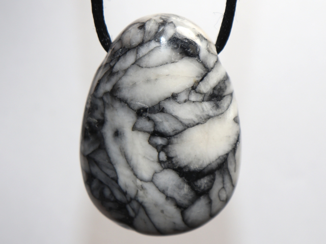 Preview: pinolite with cord or silver 925