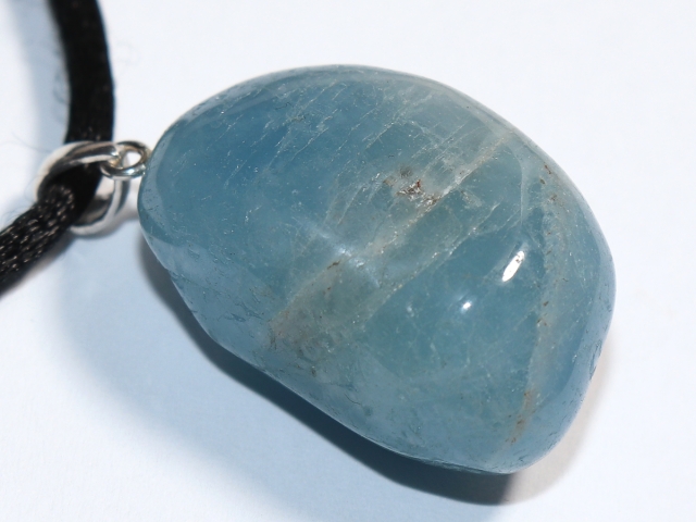 Aquamarin mit Band oder Silber 925