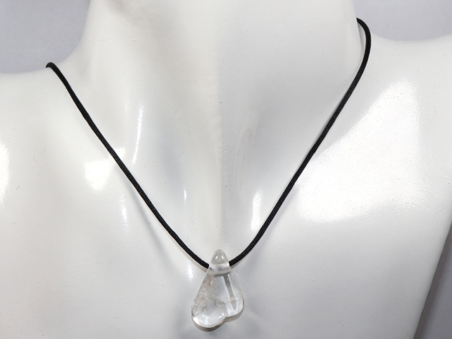 Preview: goshenite with cord or silver 925