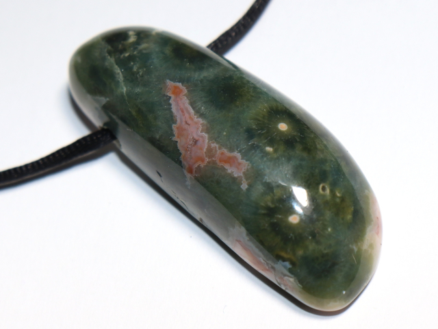 Ozeanjaspis mit Band oder Silber 925