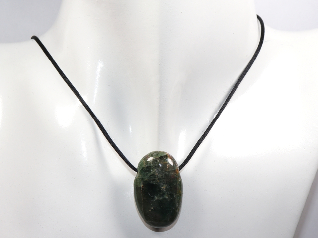 diopside with cord or silver 925