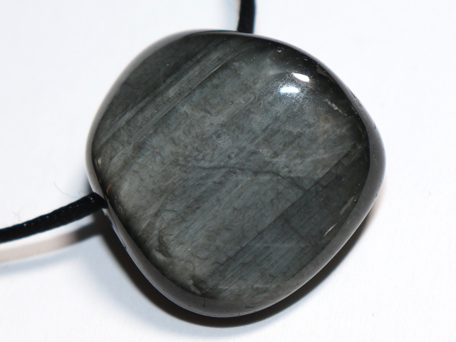 cat's eye quartz with cord or silver 925