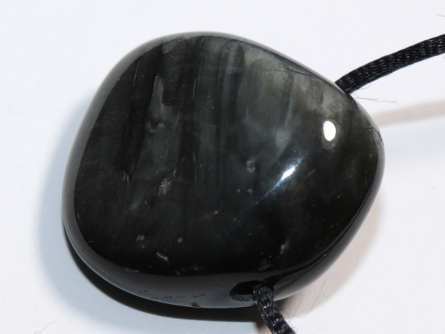 cat's eye quartz with cord or silver 925