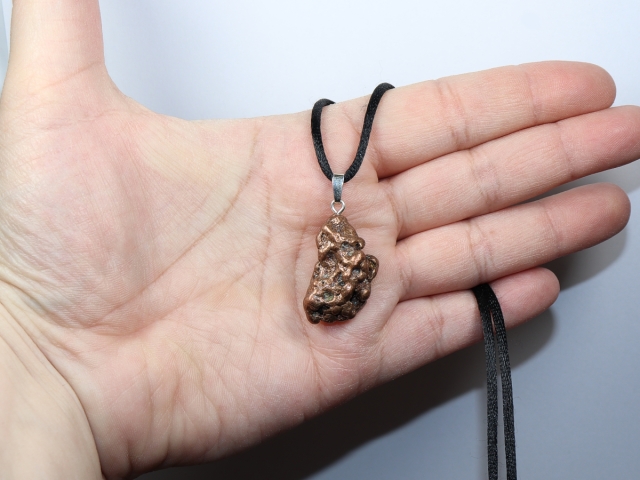 copper with cord or silver 925