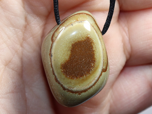 Oregon-Picture-Stone mit Band oder Silber 925