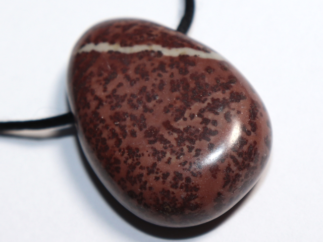 Preview: porcellanite with cord or silver 925