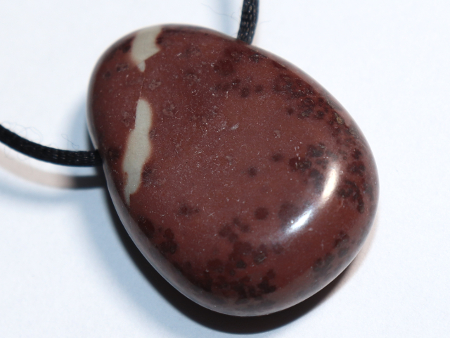 porcellanite with cord or silver 925