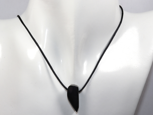 Preview: purpurite with cord or silver 925