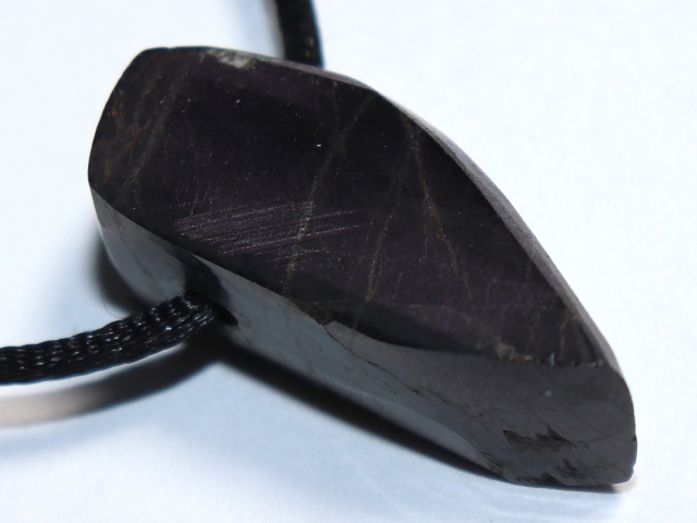 purpurite with cord or silver 925