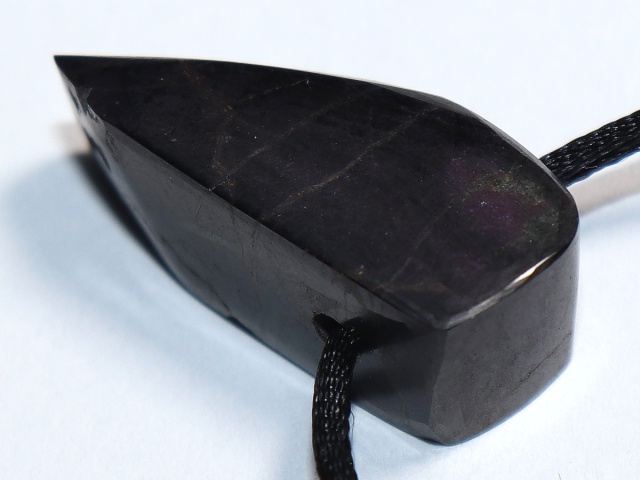 purpurite with cord or silver 925
