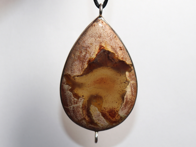 Amulettstein mit Band oder Silber 925