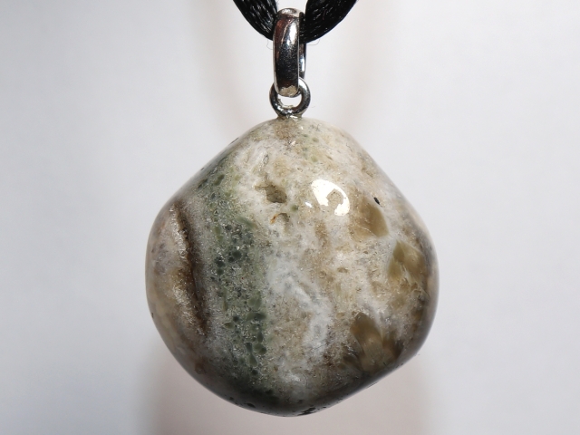 Ozeanjaspis mit Band oder Silber 925