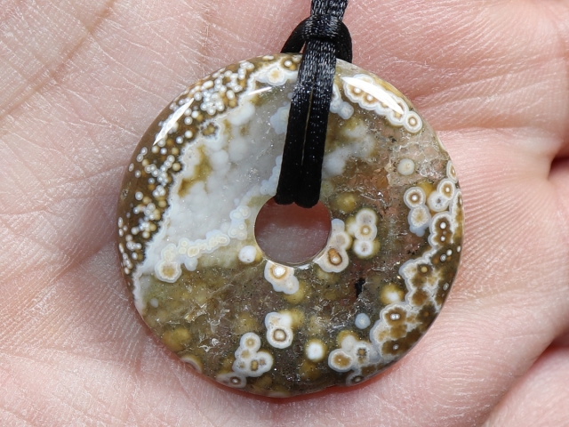 ocean jasper with nylon cord