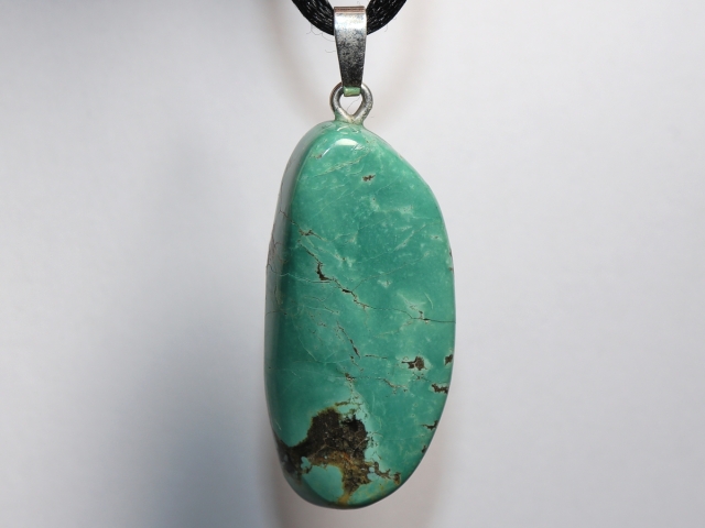turquoise with cord or silver 925