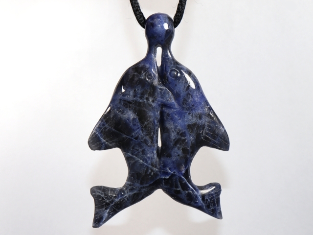 sodalite with nylon cord