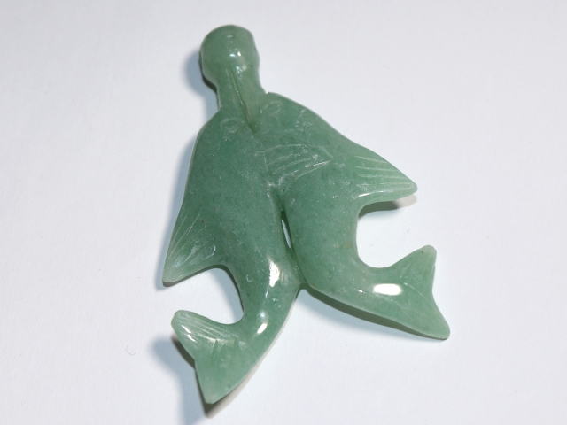 aventurine with nylon cord