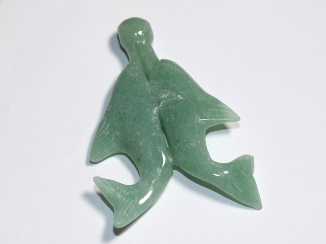 aventurine with nylon cord