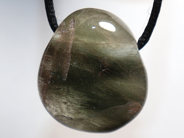 Preview: Aktinolithquarz mit Band oder Silber 925