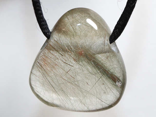 Preview: Aktinolithquarz mit Band oder Silber 925