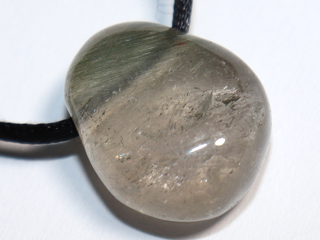 Preview: actinolite quartz with cord or silver 925