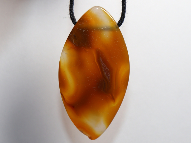 Preview: condor agate with cord or silver 925