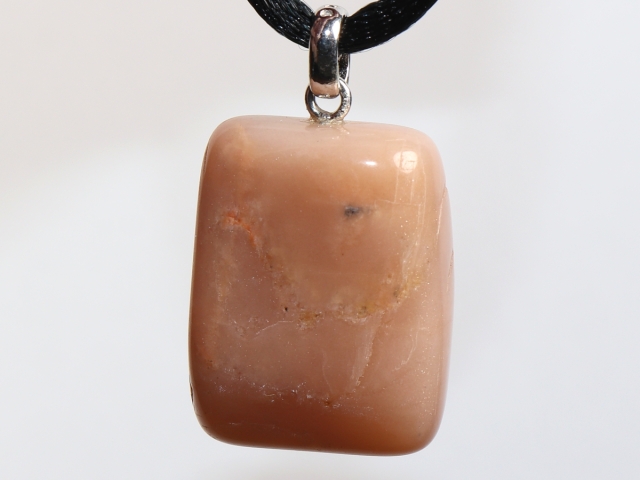 moonstone with cord or silver 925