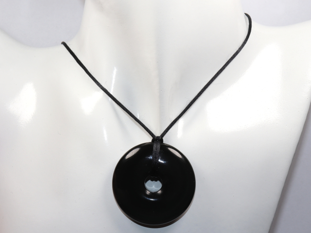 Preview: Regenbogenobsidian mit Band