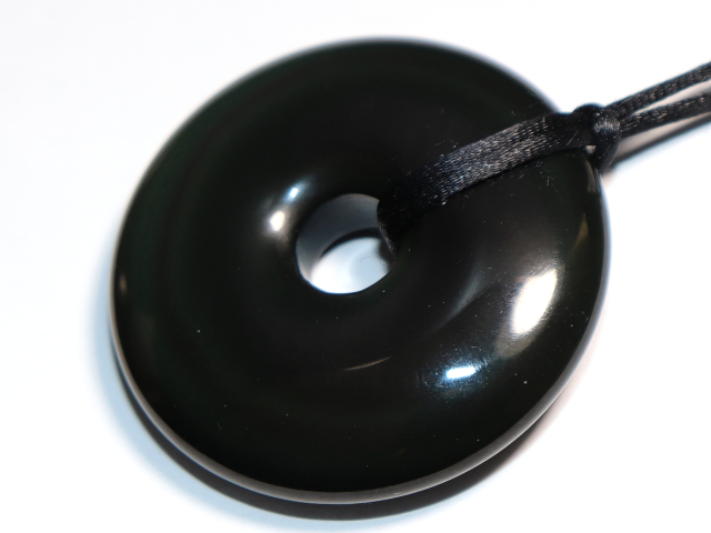 Regenbogenobsidian mit Band