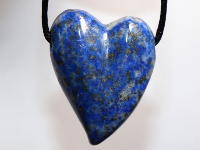 lapis lazuli with cord or silver 925