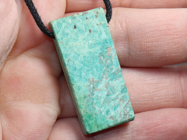 turquoise with cord or silver 925
