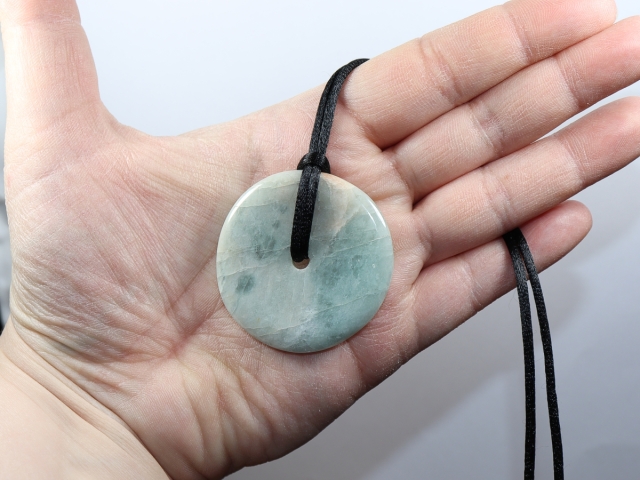 aquamarine with cord