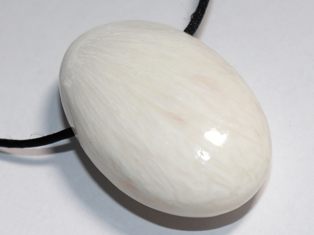 Preview: scolecite with cord or silver 925