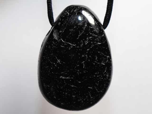 Preview: black tourmaline (Schorl) with cord or silver 925