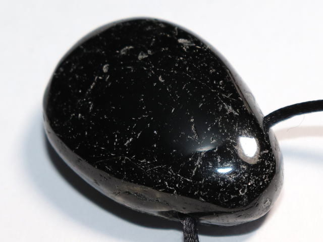 Preview: black tourmaline (Schorl) with cord or silver 925