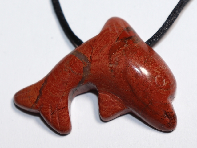 red jasper with cord or silver 925