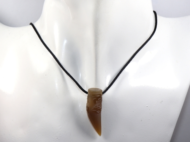 agate with cord or silver 925