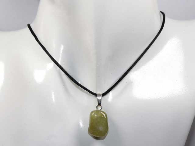 heliodor with cord or silver 925