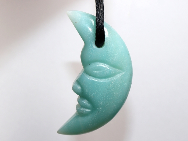 amazonite with cord
