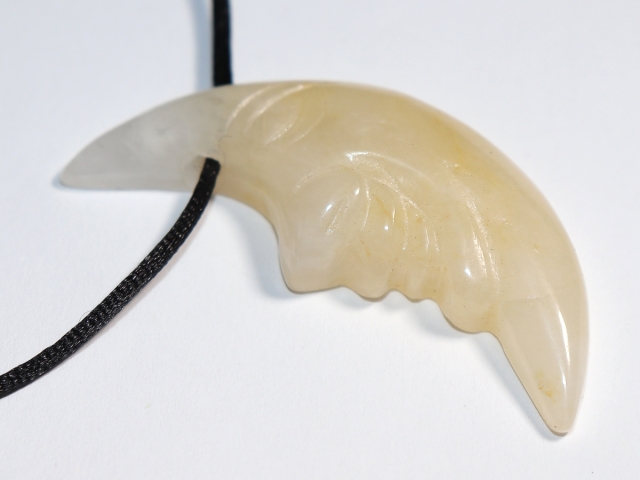 aragonite with with cord or silver 925