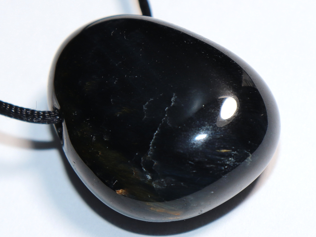 hawks eye with cord or silver 925