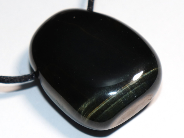 hawks eye with cord or silver 925