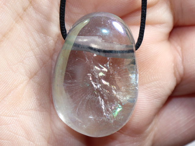 angel aura with cord or silver 925