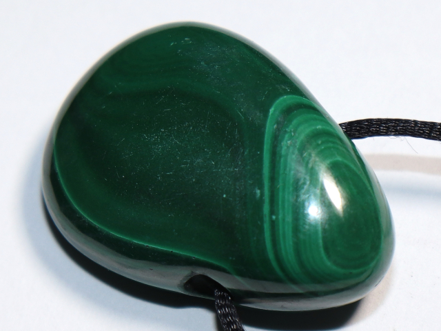 Preview: malachite with cord or silver 925